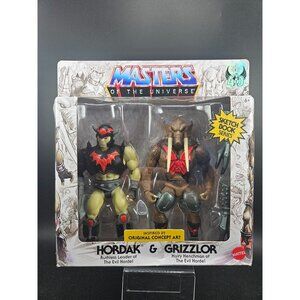 Masters Of The Universe Sketchbook Series Hordak & Grizzlor Action Figures 40th